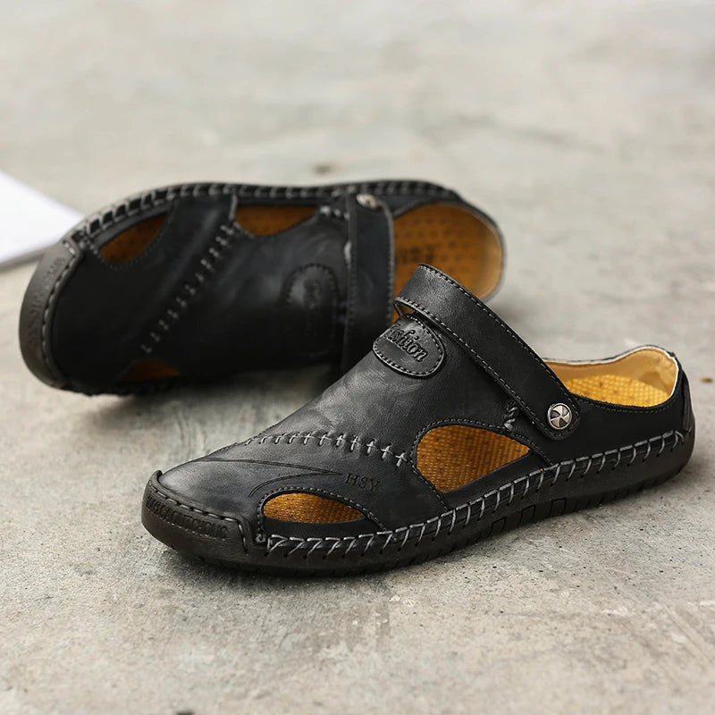 SAMATO | Leren sandalen voor heren